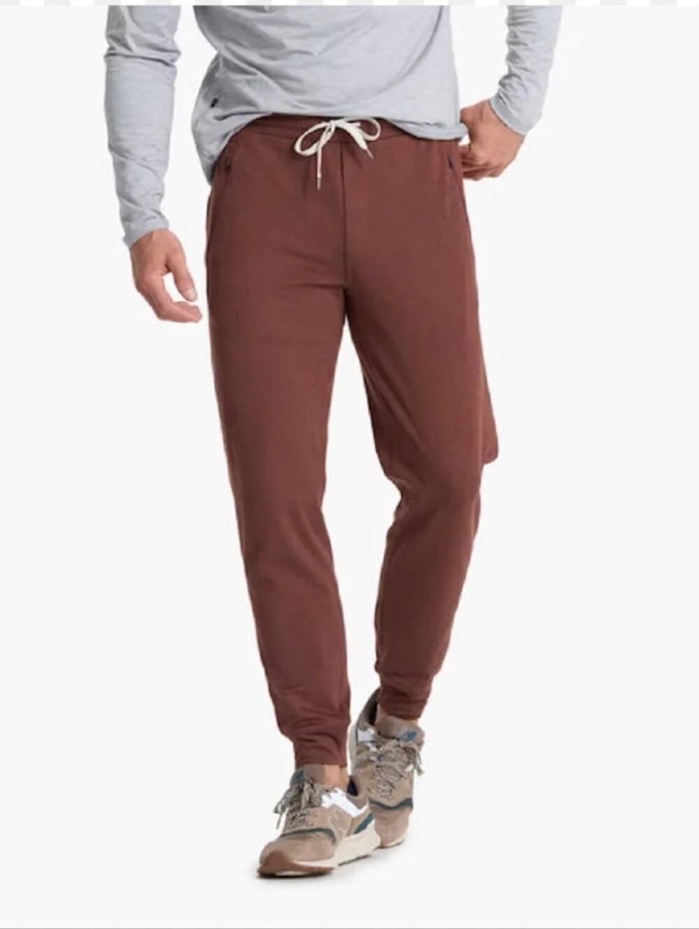 Vuori Ponto Performance Jogger Chesnut/ Mahogany Brown Size M